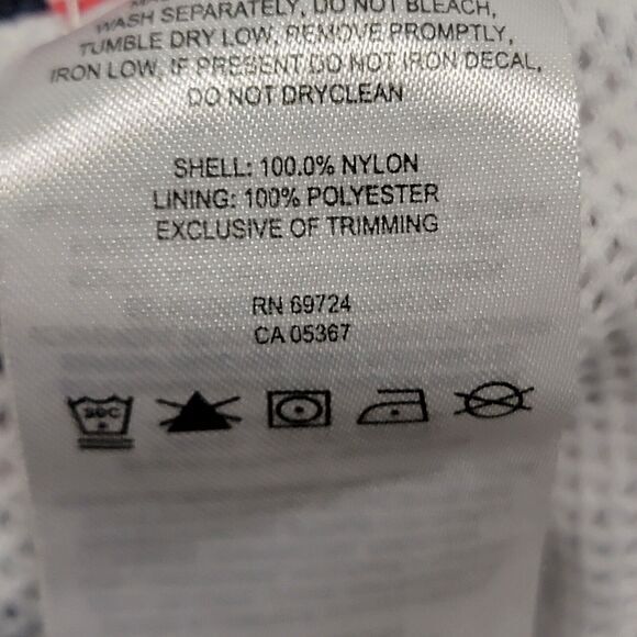 Columbia PFG Backcast II Swim Trunks Size Large Fish Blue White Red USA Flag - Picture 3 of 16